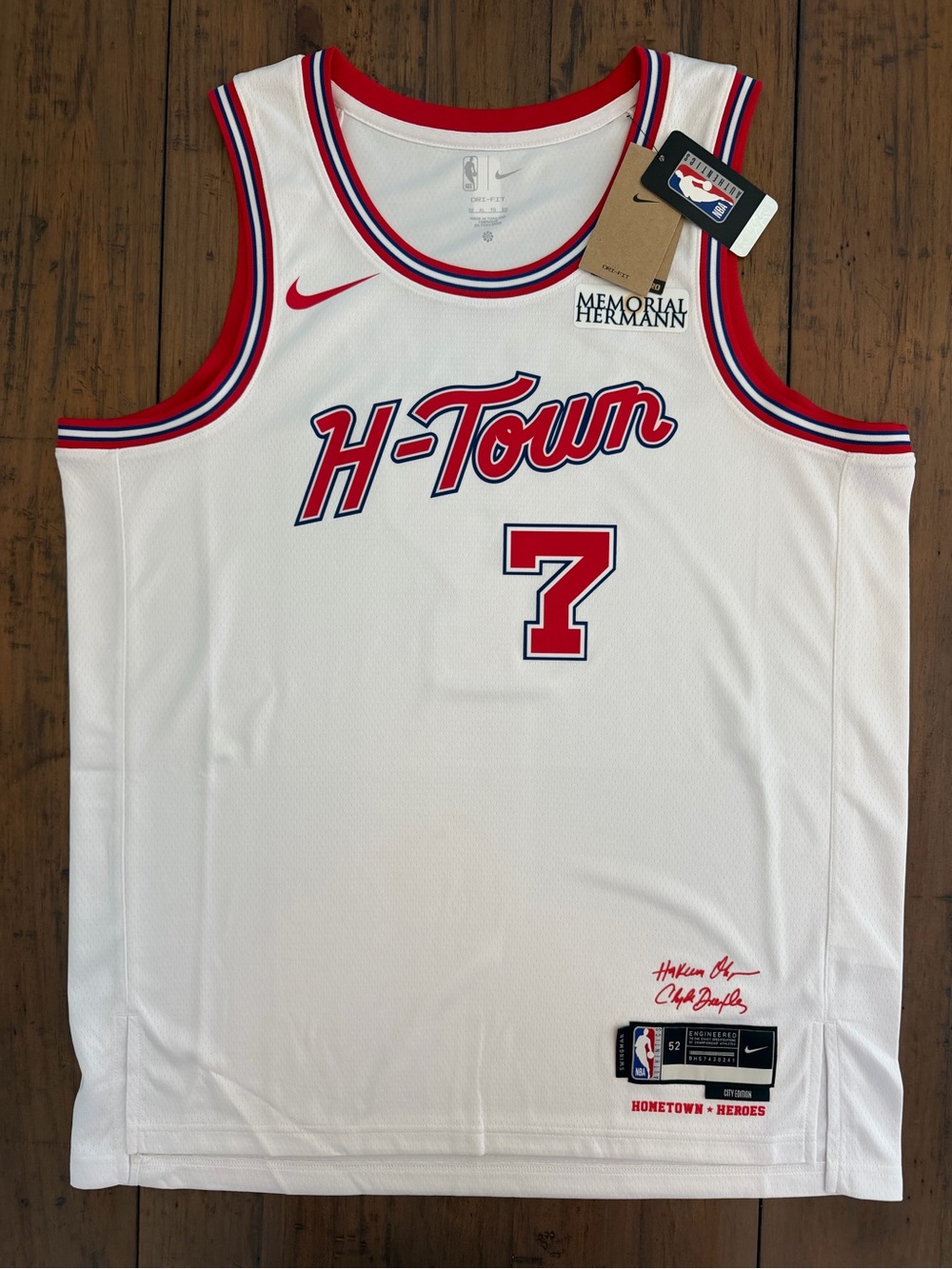 Nike Kevin Durant Rockets #7 City Edition Jersey NWT XL 52